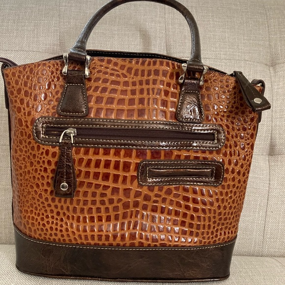 Maddi Claire Top Grain Leather Studded Bag - Picture 8 of 13